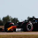 PORTIMAO, PORTUGAL - OCTOBER 23: Alexander Albon of Thailand driving the (23) Aston Martin Red Bull Racing RB16 on track during practice ahead of the F1 Grand Prix of Portugal at Autodromo Internacional do Algarve on October 23, 2020 in Portimao, Portugal. (Photo by Joe Portlock/Getty Images)