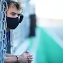 PORTIMAO, PORTUGAL - OCTOBER 23: Pierre Gasly of France and Scuderia AlphaTauri looks on from the pitwall during practice ahead of the F1 Grand Prix of Portugal at Autodromo Internacional do Algarve on October 23, 2020 in Portimao, Portugal. (Photo by Peter Fox/Getty Images)