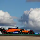 PORTIMAO, PORTUGAL - OCTOBER 23: Carlos Sainz of Spain driving the (55) McLaren F1 Team MCL35 Renault during practice ahead of the F1 Grand Prix of Portugal at Autodromo Internacional do Algarve on October 23, 2020 in Portimao, Portugal. (Photo by Bryn Lennon - Formula 1/Formula 1 via Getty Images)