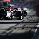 PORTIMAO, PORTUGAL - OCTOBER 23: Antonio Giovinazzi of Italy driving the (99) Alfa Romeo Racing C39 Ferrari drives in the Pitlane during practice ahead of the F1 Grand Prix of Portugal at Autodromo Internacional do Algarve on October 23, 2020 in Portimao, Portugal. (Photo by Peter Fox/Getty Images)