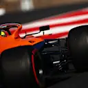 PORTIMAO, PORTUGAL - OCTOBER 24: Lando Norris of Great Britain driving the (4) McLaren F1 Team MCL35 Renault during final practice ahead of the F1 Grand Prix of Portugal at Autodromo Internacional do Algarve on October 24, 2020 in Portimao, Portugal. (Photo by Dan Istitene - Formula 1/Formula 1 via Getty Images)