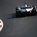 PORTIMAO, PORTUGAL - OCTOBER 24: Romain Grosjean of France driving the (8) Haas F1 Team VF-20 Ferrari on track during qualifying ahead of the F1 Grand Prix of Portugal at Autodromo Internacional do Algarve on October 24, 2020 in Portimao, Portugal. (Photo by Joe Portlock/Getty Images)