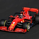 PORTIMAO, PORTUGAL - OCTOBER 24: Sebastian Vettel of Germany driving the (5) Scuderia Ferrari SF1000 on track during qualifying ahead of the F1 Grand Prix of Portugal at Autodromo Internacional do Algarve on October 24, 2020 in Portimao, Portugal. (Photo by Jorge Guerrero - Pool/Getty Images)