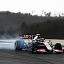 PORTIMAO, PORTUGAL - OCTOBER 25: Kevin Magnussen of Denmark driving the (20) Haas F1 Team VF-20 Ferrari on track during the F1 Grand Prix of Portugal at Autodromo Internacional do Algarve on October 25, 2020 in Portimao, Portugal. (Photo by Rudy Carezzevoli/Getty Images)