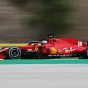 PORTIMAO, PORTUGAL - OCTOBER 25: Charles Leclerc of Monaco driving the (16) Scuderia Ferrari SF1000 on track during the F1 Grand Prix of Portugal at Autodromo Internacional do Algarve on October 25, 2020 in Portimao, Portugal. (Photo by Jose Sena Goulao - Pool/Getty Images)
