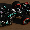 SOCHI, RUSSIA - SEPTEMBER 25: Lewis Hamilton of Great Britain driving the (44) Mercedes AMG Petronas F1 Team Mercedes W11 during practice ahead of the F1 Grand Prix of Russia at Sochi Autodrom on September 25, 2020 in Sochi, Russia. (Photo by Clive Mason - Formula 1/Formula 1 via Getty Images)