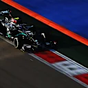SOCHI, RUSSIA - SEPTEMBER 25: Valtteri Bottas of Finland driving the (77) Mercedes AMG Petronas F1 Team Mercedes W11 during practice ahead of the F1 Grand Prix of Russia at Sochi Autodrom on September 25, 2020 in Sochi, Russia. (Photo by Clive Mason - Formula 1/Formula 1 via Getty Images)