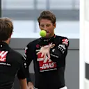 SOCHI, RUSSIA - SEPTEMBER 25: Romain Grosjean of France and Haas F1 prepares to drive during practice ahead of the F1 Grand Prix of Russia at Sochi Autodrom on September 25, 2020 in Sochi, Russia. (Photo by Kirill Kudryavtsev - Pool/Getty Images)