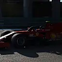 SOCHI, RUSSIA - SEPTEMBER 25: Charles Leclerc of Monaco driving the (16) Scuderia Ferrari SF1000 on track during practice ahead of the F1 Grand Prix of Russia at Sochi Autodrom on September 25, 2020 in Sochi, Russia. (Photo by Pavel Golovkin - Pool/2020 Getty Images)