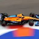 SOCHI, RUSSIA - SEPTEMBER 26: Carlos Sainz of Spain driving the (55) McLaren F1 Team MCL35 Renault on track during qualifying ahead of the F1 Grand Prix of Russia at Sochi Autodrom on September 26, 2020 in Sochi, Russia. (Photo by Bryn Lennon/Getty Images)