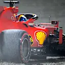 BAHRAIN, BAHRAIN - DECEMBER 04: Sebastian Vettel of Germany driving the (5) Scuderia Ferrari SF1000 runs wide during practice ahead of the F1 Grand Prix of Sakhir at Bahrain International Circuit on December 04, 2020 in Bahrain, Bahrain. (Photo by Clive Mason - Formula 1/Formula 1 via Getty Images)