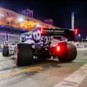 BAHRAIN, BAHRAIN - DECEMBER 04: Pierre Gasly of Scuderia AlphaTauri and France  during practice ahead of the F1 Grand Prix of Sakhir at Bahrain International Circuit on December 04, 2020 in Bahrain, Bahrain. (Photo by Peter Fox/Getty Images)