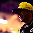 BAHRAIN, BAHRAIN - DECEMBER 06: Third placed Esteban Ocon of France and Renault Sport F1 looks on in parc ferme during the F1 Grand Prix of Sakhir at Bahrain International Circuit on December 06, 2020 in Bahrain, Bahrain. (Photo by Mario Renzi - Formula 1/Formula 1 via Getty Images)