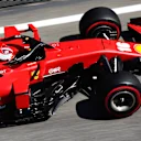 BARCELONA, SPAIN - AUGUST 14: Charles Leclerc of Monaco driving the (16) Scuderia Ferrari SF1000 during practice for the F1 Grand Prix of Spain at Circuit de Barcelona-Catalunya on August 14, 2020 in Barcelona, Spain. (Photo by Peter Fox/Getty Images)