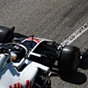 BARCELONA, SPAIN - AUGUST 15: Romain Grosjean of France driving the (8) Haas F1 Team VF-20 Ferrari on track during final practice for the F1 Grand Prix of Spain at Circuit de Barcelona-Catalunya on August 15, 2020 in Barcelona, Spain. (Photo by Mark Thompson/Getty Images)