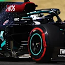 BARCELONA, SPAIN - AUGUST 15: Valtteri Bottas of Finland driving the (77) Mercedes AMG Petronas F1 Team Mercedes W11 on track during final practice for the F1 Grand Prix of Spain at Circuit de Barcelona-Catalunya on August 15, 2020 in Barcelona, Spain. (Photo by Bryn Lennon/Getty Images)