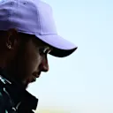 BARCELONA, SPAIN - AUGUST 15: Pole position qualifier Lewis Hamilton of Great Britain and Mercedes GP looks on during qualifying for the F1 Grand Prix of Spain at Circuit de Barcelona-Catalunya on August 15, 2020 in Barcelona, Spain. (Photo by Mario Renzi - Formula 1/Formula 1 via Getty Images)