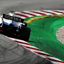 BARCELONA, SPAIN - AUGUST 16: George Russell of Great Britain driving the (63) Williams Racing FW43 Mercedes during the F1 Grand Prix of Spain at Circuit de Barcelona-Catalunya on August 16, 2020 in Barcelona, Spain. (Photo by Clive Mason - Formula 1/Formula 1 via Getty Images)