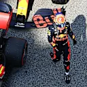 BARCELONA, SPAIN - AUGUST 16: Alexander Albon of Thailand and Red Bull Racing walks in parc ferme during the F1 Grand Prix of Spain at Circuit de Barcelona-Catalunya on August 16, 2020 in Barcelona, Spain. (Photo by Clive Mason - Formula 1/Formula 1 via Getty Images)
