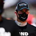 BARCELONA, SPAIN - AUGUST 16: Nicholas Latifi of Canada and Williams looks on as he stands on the grid prior to the F1 Grand Prix of Spain at Circuit de Barcelona-Catalunya on August 16, 2020 in Barcelona, Spain. (Photo by Mario Renzi - Formula 1/Formula 1 via Getty Images)