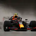 SPIELBERG, AUSTRIA - JULY 11: Alexander Albon of Thailand driving the (23) Aston Martin Red Bull Racing RB16 on track  during qualifying for the Formula One Grand Prix of Styria at Red Bull Ring on July 11, 2020 in Spielberg, Austria. (Photo by Bryn Lennon/Getty Images)