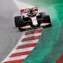SPIELBERG, AUSTRIA - JULY 11: Kevin Magnussen of Denmark driving the (20) Haas F1 Team VF-20 Ferrari on track during qualifying for the Formula One Grand Prix of Styria at Red Bull Ring on July 11, 2020 in Spielberg, Austria. (Photo by Leonhard Foeger/Pool via Getty Images)