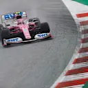 SPIELBERG, AUSTRIA - JULY 11: Lance Stroll of Canada driving the (18) Racing Point RP20 Mercedes on track during qualifying for the Formula One Grand Prix of Styria at Red Bull Ring on July 11, 2020 in Spielberg, Austria. (Photo by Leonhard Foeger/Pool via Getty Images)