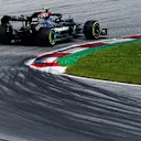 SPIELBERG, AUSTRIA - JULY 12: Valtteri Bottas of Finland driving the (77) Mercedes AMG Petronas F1 Team Mercedes W11 on track during the Formula One Grand Prix of Styria at Red Bull Ring on July 12, 2020 in Spielberg, Austria. (Photo by Darko Bandic/Pool via Getty Images)