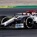 ISTANBUL, TURKEY - NOVEMBER 13: Antonio Giovinazzi of Italy driving the (99) Alfa Romeo Racing C39 Ferrari during practice ahead of the F1 Grand Prix of Turkey at Intercity Istanbul Park on November 13, 2020 in Istanbul, Turkey. (Photo by Murad Sezer-Pool/Getty Images)