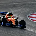 ISTANBUL, TURKEY - NOVEMBER 13: Lando Norris of Great Britain driving the (4) McLaren F1 Team MCL35 Renault on track during practice ahead of the F1 Grand Prix of Turkey at Intercity Istanbul Park on November 13, 2020 in Istanbul, Turkey. (Photo by Rudy Carezzevoli/Getty Images)