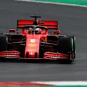 ISTANBUL, TURKEY - NOVEMBER 14: Sebastian Vettel of Germany driving the (5) Scuderia Ferrari SF1000 on track during final practice ahead of the F1 Grand Prix of Turkey at Intercity Istanbul Park on November 14, 2020 in Istanbul, Turkey. (Photo by Rudy Carezzevoli/Getty Images)