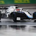 ISTANBUL, TURKEY - NOVEMBER 14: George Russell of Great Britain driving the (63) Williams Racing FW43 Mercedes on track during qualifying ahead of the F1 Grand Prix of Turkey at Intercity Istanbul Park on November 14, 2020 in Istanbul, Turkey. (Photo by Clive Mason/Getty Images)