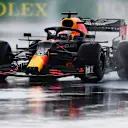 ISTANBUL, TURKEY - NOVEMBER 14: Max Verstappen of the Netherlands driving the (33) Aston Martin Red Bull Racing RB16 on track during qualifying ahead of the F1 Grand Prix of Turkey at Intercity Istanbul Park on November 14, 2020 in Istanbul, Turkey. (Photo by Clive Mason/Getty Images)