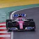 ISTANBUL, TURKEY - NOVEMBER 14: Sergio Perez of Mexico driving the (11) Racing Point RP20 Mercedes during qualifying ahead of the F1 Grand Prix of Turkey at Intercity Istanbul Park on November 14, 2020 in Istanbul, Turkey. (Photo by Dan Istitene - Formula 1/Formula 1 via Getty Images)