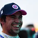 ISTANBUL, TURKEY - NOVEMBER 14: Pole position qualifier Lance Stroll of Canada and Racing Point celebrates in parc ferme during qualifying ahead of the F1 Grand Prix of Turkey at Intercity Istanbul Park on November 14, 2020 in Istanbul, Turkey. (Photo by Mario Renzi - Formula 1/Formula 1 via Getty Images)