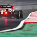 ISTANBUL, TURKEY - NOVEMBER 15: Daniil Kvyat of Russia driving the (26) Scuderia AlphaTauri AT01 Honda during the F1 Grand Prix of Turkey at Intercity Istanbul Park on November 15, 2020 in Istanbul, Turkey. (Photo by Dan Istitene - Formula 1/Formula 1 via Getty Images)