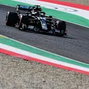 SCARPERIA, ITALY - SEPTEMBER 11: Lewis Hamilton of Great Britain driving the (44) Mercedes AMG Petronas F1 Team Mercedes W11 on track during practice ahead of the F1 Grand Prix of Tuscany at Mugello Circuit on September 11, 2020 in Scarperia, Italy. (Photo by Jennifer Lorenzini - Pool/Getty Images)