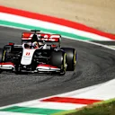 SCARPERIA, ITALY - SEPTEMBER 12: Romain Grosjean of France driving the (8) Haas F1 Team VF-20 Ferrari on track during final practice ahead of the F1 Grand Prix of Tuscany at Mugello Circuit on September 12, 2020 in Scarperia, Italy. (Photo by Bryn Lennon/Getty Images)