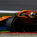 SCARPERIA, ITALY - SEPTEMBER 12: Lando Norris of Great Britain driving the (4) McLaren F1 Team MCL35 Renault on track during final practice ahead of the F1 Grand Prix of Tuscany at Mugello Circuit on September 12, 2020 in Scarperia, Italy. (Photo by Rudy Carezzevoli/Getty Images)