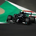SCARPERIA, ITALY - SEPTEMBER 12: Valtteri Bottas of Finland driving the (77) Mercedes AMG Petronas F1 Team Mercedes W11 on track during qualifying for the F1 Grand Prix of Tuscany at Mugello Circuit on September 12, 2020 in Scarperia, Italy. (Photo by Bryn Lennon/Getty Images)
