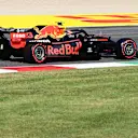 SCARPERIA, ITALY - SEPTEMBER 12: Alexander Albon of Thailand driving the (23) Aston Martin Red Bull Racing RB16 on track during qualifying for the F1 Grand Prix of Tuscany at Mugello Circuit on September 12, 2020 in Scarperia, Italy. (Photo by Miguel Medina - Pool/Getty Images)