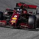SCARPERIA, ITALY - SEPTEMBER 12: Sebastian Vettel of Germany driving the (5) Scuderia Ferrari SF1000 on track during qualifying for the F1 Grand Prix of Tuscany at Mugello Circuit on September 12, 2020 in Scarperia, Italy. (Photo by Miguel Medina - Pool/Getty Images)