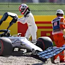SCARPERIA, ITALY - SEPTEMBER 13: Pierre Gasly of France and Scuderia AlphaTauri looks on a during the F1 Grand Prix of Tuscany at Mugello Circuit on September 13, 2020 in Scarperia, Italy. (Photo by Dan Istitene - Formula 1/Formula 1 via Getty Images)