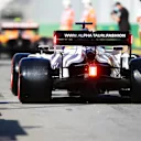 SCARPERIA, ITALY - SEPTEMBER 13: Daniil Kvyat of Russia driving the (26) Scuderia AlphaTauri AT01 Honda in the Pitlane during the F1 Grand Prix of Tuscany at Mugello Circuit on September 13, 2020 in Scarperia, Italy. (Photo by Peter Fox/Getty Images)