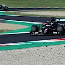 SCARPERIA, ITALY - SEPTEMBER 13: Lewis Hamilton of Great Britain driving the (44) Mercedes AMG Petronas F1 Team Mercedes W11 on track during the F1 Grand Prix of Tuscany at Mugello Circuit on September 13, 2020 in Scarperia, Italy. (Photo by Jenifer Lorenzini - Pool/Getty Images)