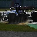 SCARPERIA, ITALY - SEPTEMBER 13: Kimi Raikkonen of Finland driving the (7) Alfa Romeo Racing C39 Ferrari runs wide during the F1 Grand Prix of Tuscany at Mugello Circuit on September 13, 2020 in Scarperia, Italy. (Photo by Clive Mason - Formula 1/Formula 1 via Getty Images)