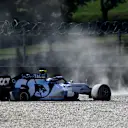 SCARPERIA, ITALY - SEPTEMBER 13: Pierre Gasly of France driving the (10) Scuderia AlphaTauri AT01 Honda stops in the gravel after a crash at the start during the F1 Grand Prix of Tuscany at Mugello Circuit on September 13, 2020 in Scarperia, Italy. (Photo by Clive Mason - Formula 1/Formula 1 via Getty Images)