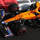 ABU DHABI, UNITED ARAB EMIRATES - DECEMBER 10: Daniel Ricciardo of Australia driving the (3) McLaren F1 Team MCL35M Mercedes during practice ahead of the F1 Grand Prix of Abu Dhabi at Yas Marina Circuit on December 10, 2021 in Abu Dhabi, United Arab Emirates. (Photo by Dan Istitene - Formula 1/Formula 1 via Getty Images)