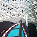 ABU DHABI, UNITED ARAB EMIRATES - DECEMBER 10: Charles Leclerc of Monaco driving the (16) Scuderia Ferrari SF21 during practice ahead of the F1 Grand Prix of Abu Dhabi at Yas Marina Circuit on December 10, 2021 in Abu Dhabi, United Arab Emirates. (Photo by Dan Istitene - Formula 1/Formula 1 via Getty Images)