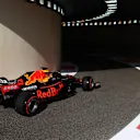 ABU DHABI, UNITED ARAB EMIRATES - DECEMBER 10: Max Verstappen of the Netherlands driving the (33) Red Bull Racing RB16B Honda during practice ahead of the F1 Grand Prix of Abu Dhabi at Yas Marina Circuit on December 10, 2021 in Abu Dhabi, United Arab Emirates. (Photo by Clive Rose/Getty Images)